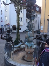 Der Kurgastbrunnen in Bad Soden.